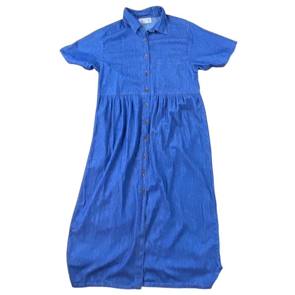 Vintage 00’s Beth & Me jean button up dress size L